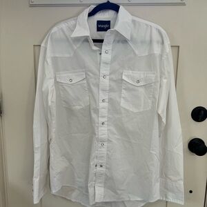 Men’s wrangler pearl snap shirt
